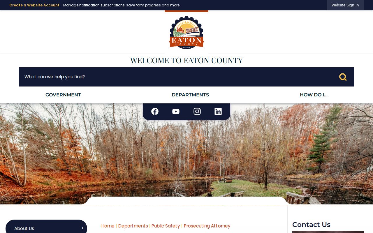 Eaton County prosecutor warrant request forms for an Eaton County warrant check